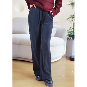 雪尼尔的柔软一条可以从秋穿到冬的阔腿裤