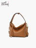 Why小众真皮腋下包植鞣牛皮hobo包复古单肩手提斜挎大容量YA533301 商品缩略图6