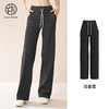跃牌【瑜堂系列】宽松直筒阔腿裤抽绳高腰提臀健身休闲运动裤女JYJK008 商品缩略图3