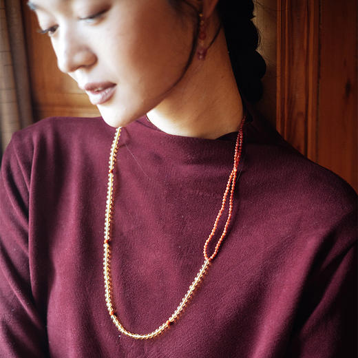 绽放770朵/羽毛打底衫秋冬新logo绣花蛋白磨毛双面绒长袖宽松T恤 商品图3