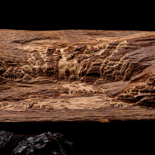 【沉香摆件】香四代  溪山烟云 文莱沉香摆件 商品图1