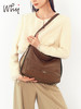Why头层植鞣牛皮原创栗子包复古气质腋下包高级感大容量单肩包YA533603 商品缩略图2