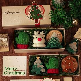 【圣诞节礼物】卡通香薰蜡烛礼盒 生日礼物 圣诞小礼品精美纪念品 伴手礼 