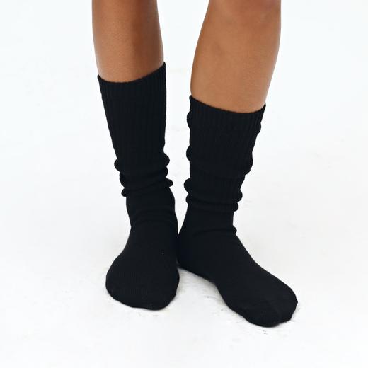 oneup粗针中长筒袜子 商品图2