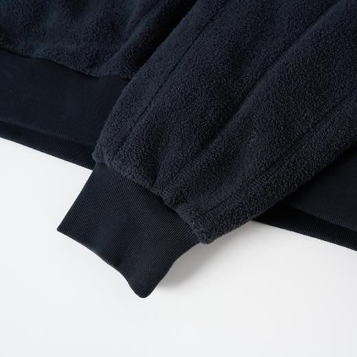 ROMI STUDIO“温暖如初”摇粒绒双面抓毛半开领套头卫衣 431WM058 商品图4