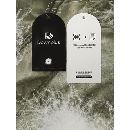 COCOBELLA可溯源安心90绒重工绗缝晕染新中式羽绒服DC0002 商品图4