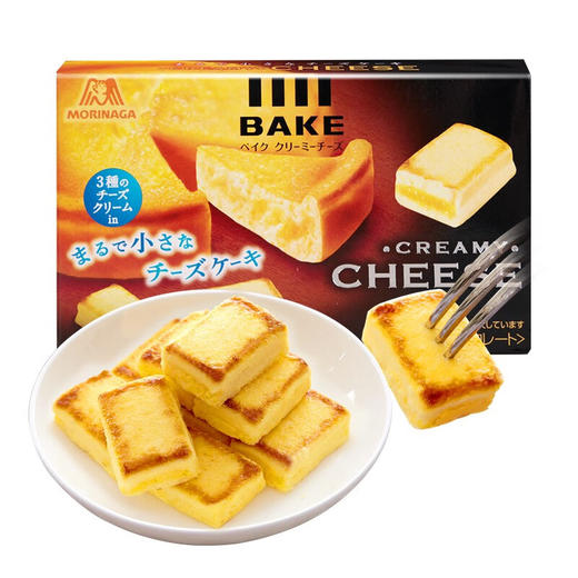 日本森永焙克力芝士小方热加工糕点38g/055205 浓醇爆浆外酥里嫩 商品图0