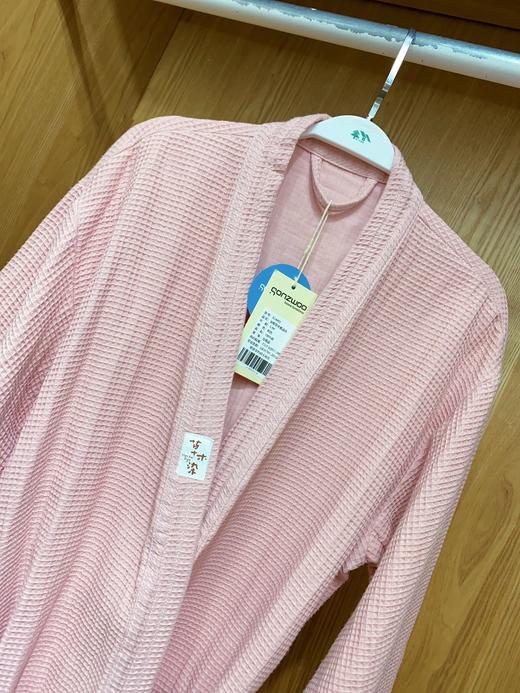 松植屋全棉纱华夫格浴袍浴衣100%纯棉舒适透气不粘皮肤 商品图2