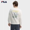 3件折上7折【自营】FILA/斐乐  男子套头卫衣2024秋季新款帆船绣花圆领针织长袖上衣 F11M438203FWT 商品缩略图1