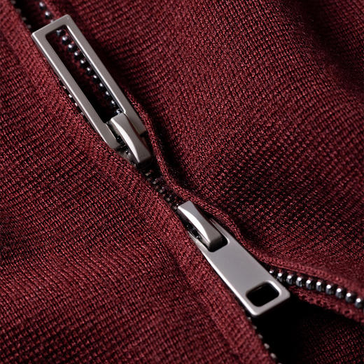 48支蚕丝羊毛针织翻领外套 商品图3