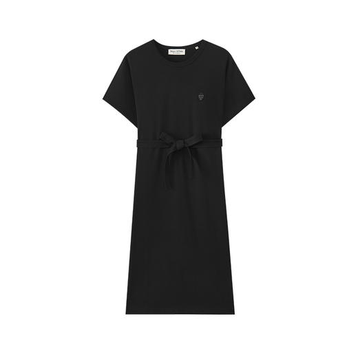 Marc O'Polo/MOP 夏季新款圆领透气刺绣草莓系带针织连衣裙女 商品图0