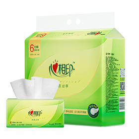心相印 纸巾 DT15130（提装）茶语丝享系列130抽三层塑装纸面巾6包（新老包装随机发货）