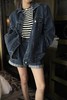WHO KNOWS 男友风牛仔宽松外套 17267 商品缩略图0