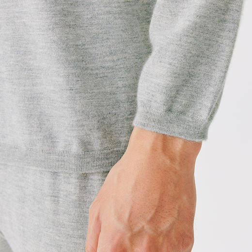 东黎 • 丝羊绒男士秋冬圆领保暖内衣长袖  4633 商品图9