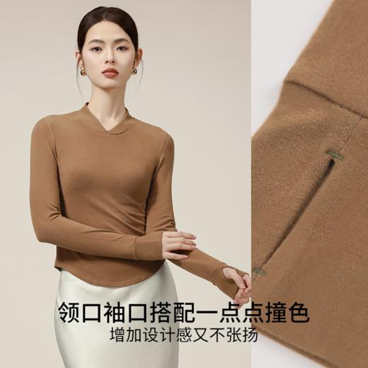 【石榴小卖部】CHRISSIE MORRIS 颗里新肌保暖衣 浅V领口+微V领口2个可选 商品图5