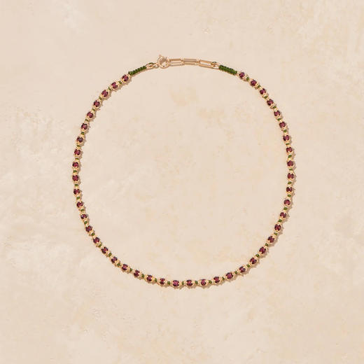 订购8周到｜Tityaravy-Kamilah-杜尔迦之力 石榴石 项链［法国设计师］ 商品图0