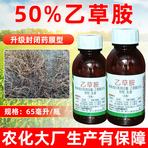 50%乙草胺封闭玉米大田作物苗前封闭强力除草剂封地杀草籽正品 商品图4