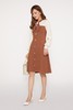 Le Malene 焦糖拼色系带领针织连衣裙 10267 商品缩略图1