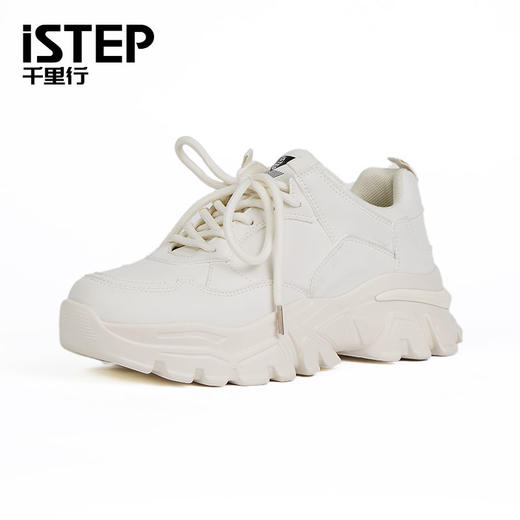 istep低帮厚底老爹鞋厚底休闲鞋增高鞋 商品图3