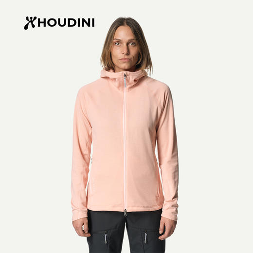 HOUDINI胡丁尼 Outright Houdi 直率户外女秋季保暖连帽抓绒衣外套    129664 商品图4