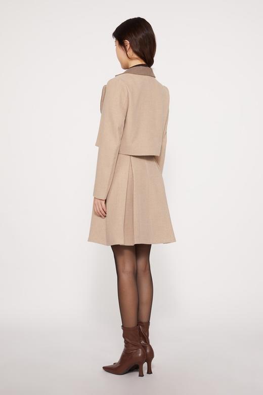 amadella 卡其翻领西装连衣裙套装 10336 商品图2