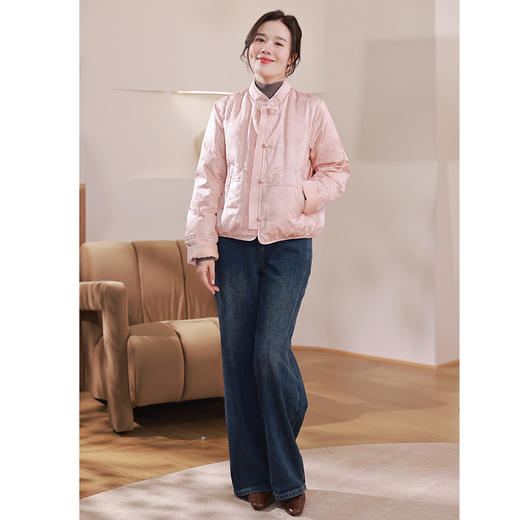 金标刺绣系列绒柔暖意鹅绒外套 新中式结合实穿之选 商品图3