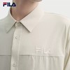 3件折上7折【自营】FILA/斐乐  男子梭织长袖衬衫2024秋新款时尚简约宽松休闲上衣 F11M438403FLK 商品缩略图2