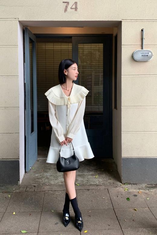 Stay2Weeks 甜美娃娃领衬衫鱼尾连衣裙套装 17300 商品图6