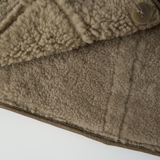 ROMI STUDIO“棕标甄选” 双面穿雾面绒感皮毛一体皮草 RW24WWZ0043 商品图9