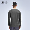 天石鹅铠甲亨利领美利奴羊毛T恤男士长袖弹力户外运动登山徒步G205 商品缩略图8