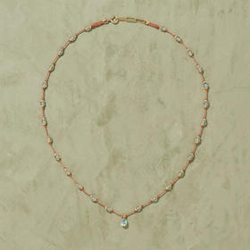 北京仓｜Tityaravy-Peony-智慧莲心 海蓝宝 项链［法国设计师］