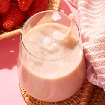 优乐美椰果奶茶80g*4杯混合原味/草莓/香芋味早餐下午茶速溶冲调饮料 商品图1