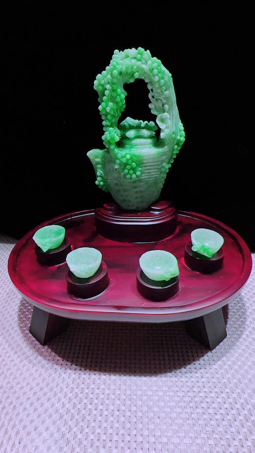 620450翡翠摆件【梅花茶壶🫖】 商品图3