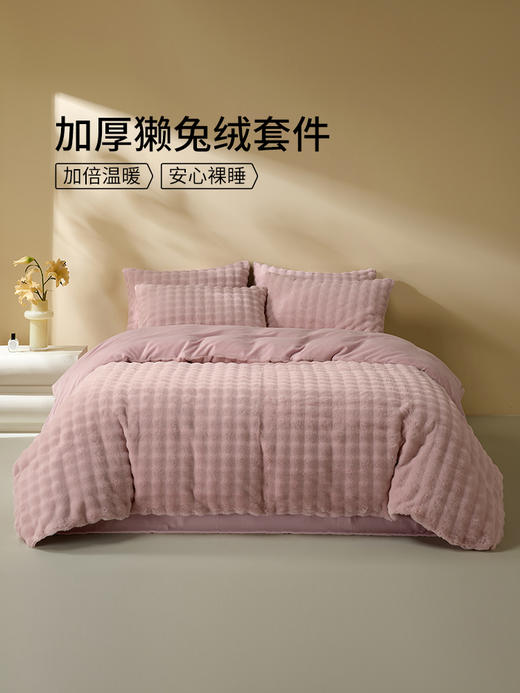 佳丽斯獭兔毛绒四件套牛奶绒加厚2024新款 商品图0