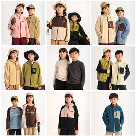 龙之涵 亲子款摇粒绒马甲 上衣 肌底衣 长袖衫合集 抗静电 婴幼儿A类标准