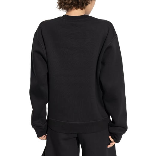 DSQUARED2 女士徽标贴花棉质圆领卫衣 黑色 S80GU0107 D25007 900 商品图2