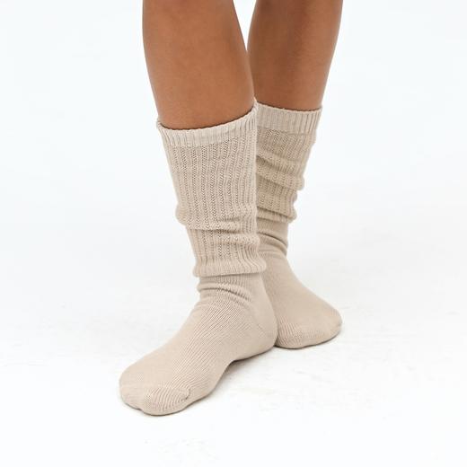 oneup粗针中长筒袜子 商品图3