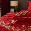 【品牌直营】【婚庆系列 比翼双飞】奢享60支匹马棉婚庆四件套六件套十件套床上用品套件 商品缩略图5