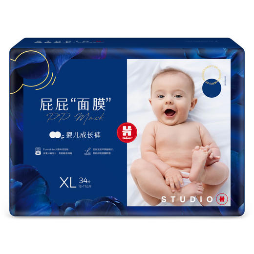 好奇屁屁面膜成长裤加大号XL34 商品图0