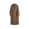 绽放旅行女装803朵/*绵羊毛慵懒垂感大翻领中长款毛呢大衣 商品缩略图4