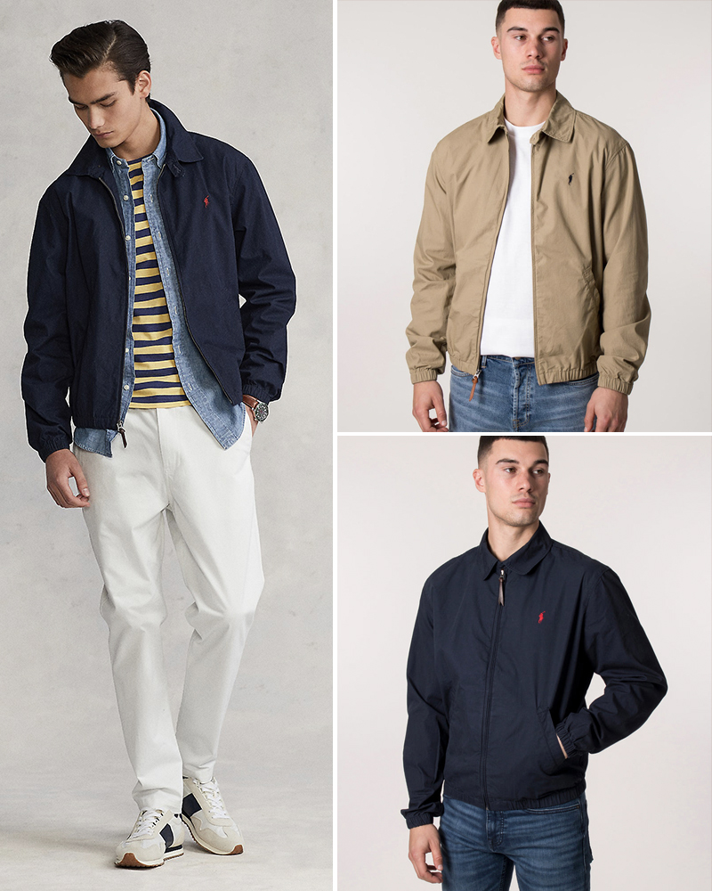 单品包邮现货 THS-特 RL马球 纽约常青复古老钱PRL磨毛水洗棉/经典Bayport老干部夹克 3色 AF1003