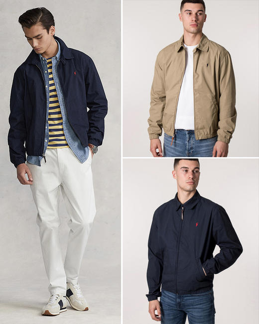 单品包邮现货 THS-特 RL马球 纽约常青复古老钱PRL磨毛水洗棉/经典Bayport老干部夹克 3色 AF1003 商品图0