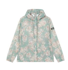 法国AIGLE女超轻风衣灰薄荷色AK612