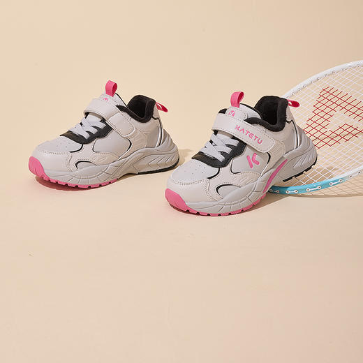 卡特兔儿童运动鞋男童2024秋冬老爹鞋女童鞋子加绒保暖童鞋棉鞋 商品图3