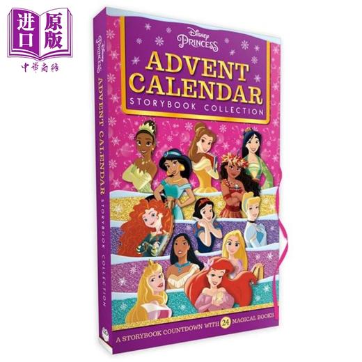 【中商原版】迪士尼公主盲盒书 24册合辑 Disney Princess Advent Calendar Storybook Collection 英文原版 儿童活动与玩具书 商品图1