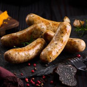 尊乐黑松露风味芝士肠420g 香肠 爆汁脆皮烤肠 火腿肠 热狗肠烧烤食材