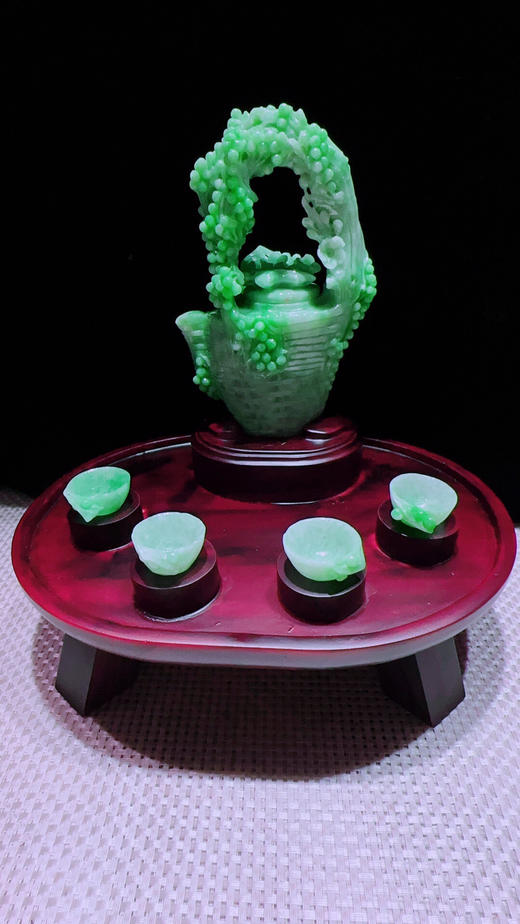 620450翡翠摆件【梅花茶壶🫖】 商品图4