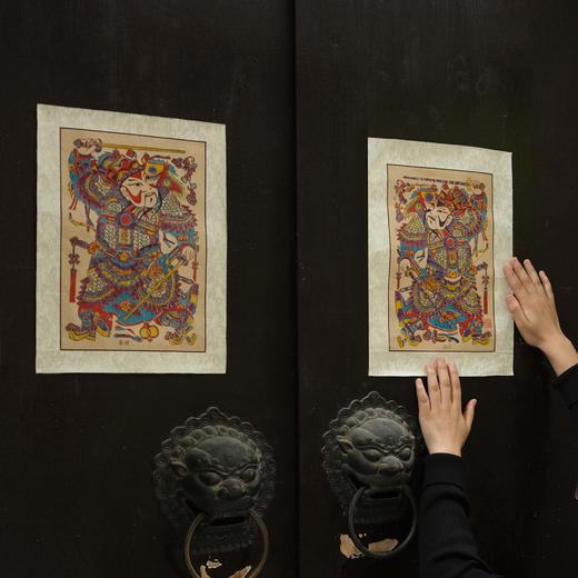 【守忆中国年】杨家埠木版年画 新中式摆件贴画新年家居装饰 商品图2