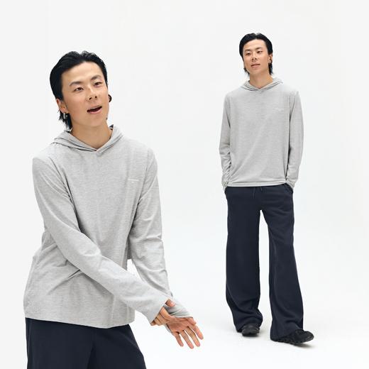 oneup运动弹力连帽长袖 商品图3