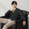【可机洗】柒牌男装开衫毛衣男2024秋冬新款抗静电保暖外套针织衫	127Y70310 商品缩略图1